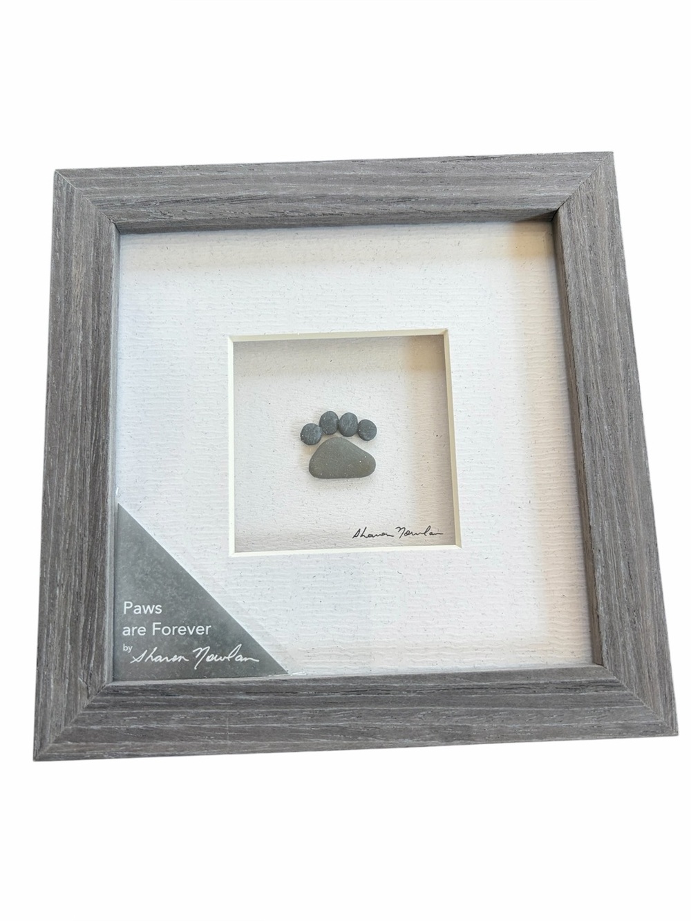 Demdaco Grey Paws are Forever Pet Silhouette Wall Art